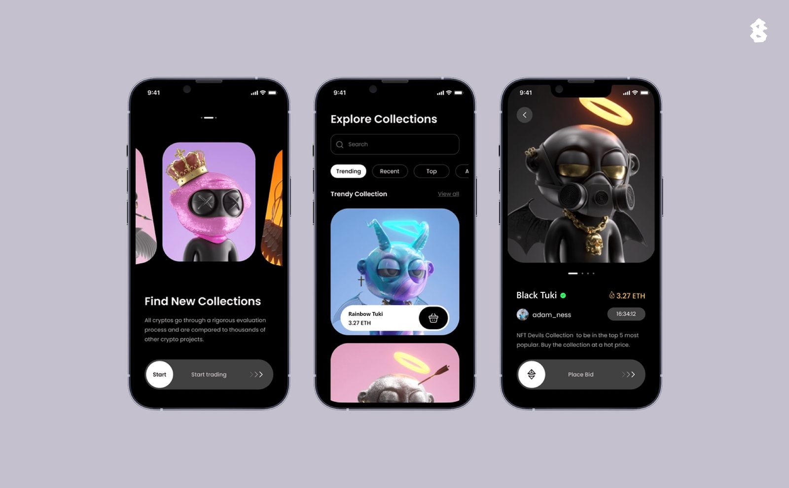 NFT Collections — NFT marketplace — collections surface — 1